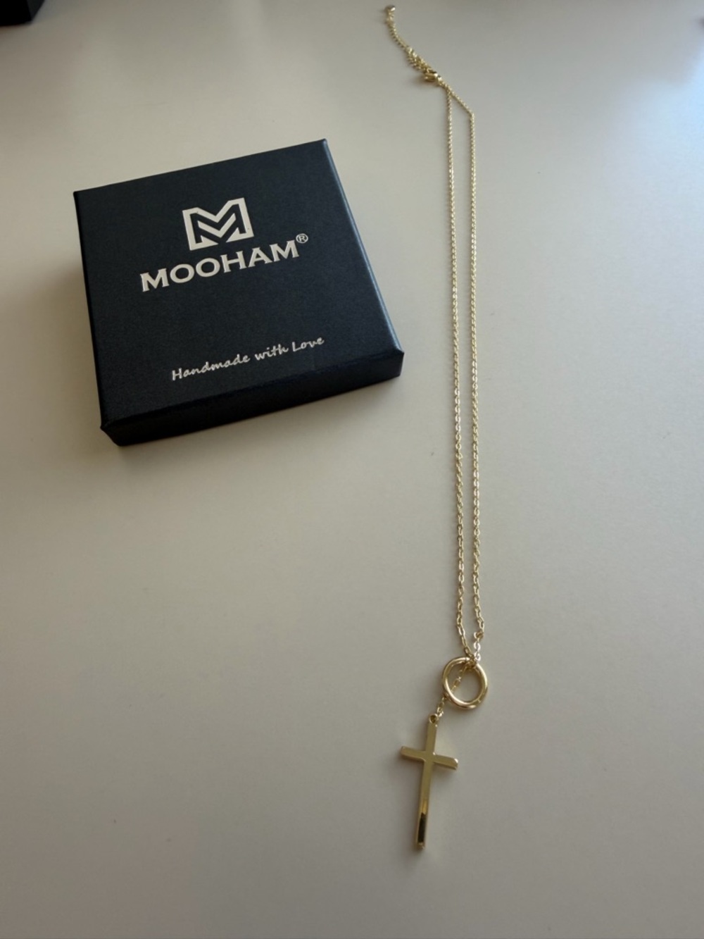 Source Unknown Gold Cross Pendant Necklace - Gold - Picture 7 of 7
